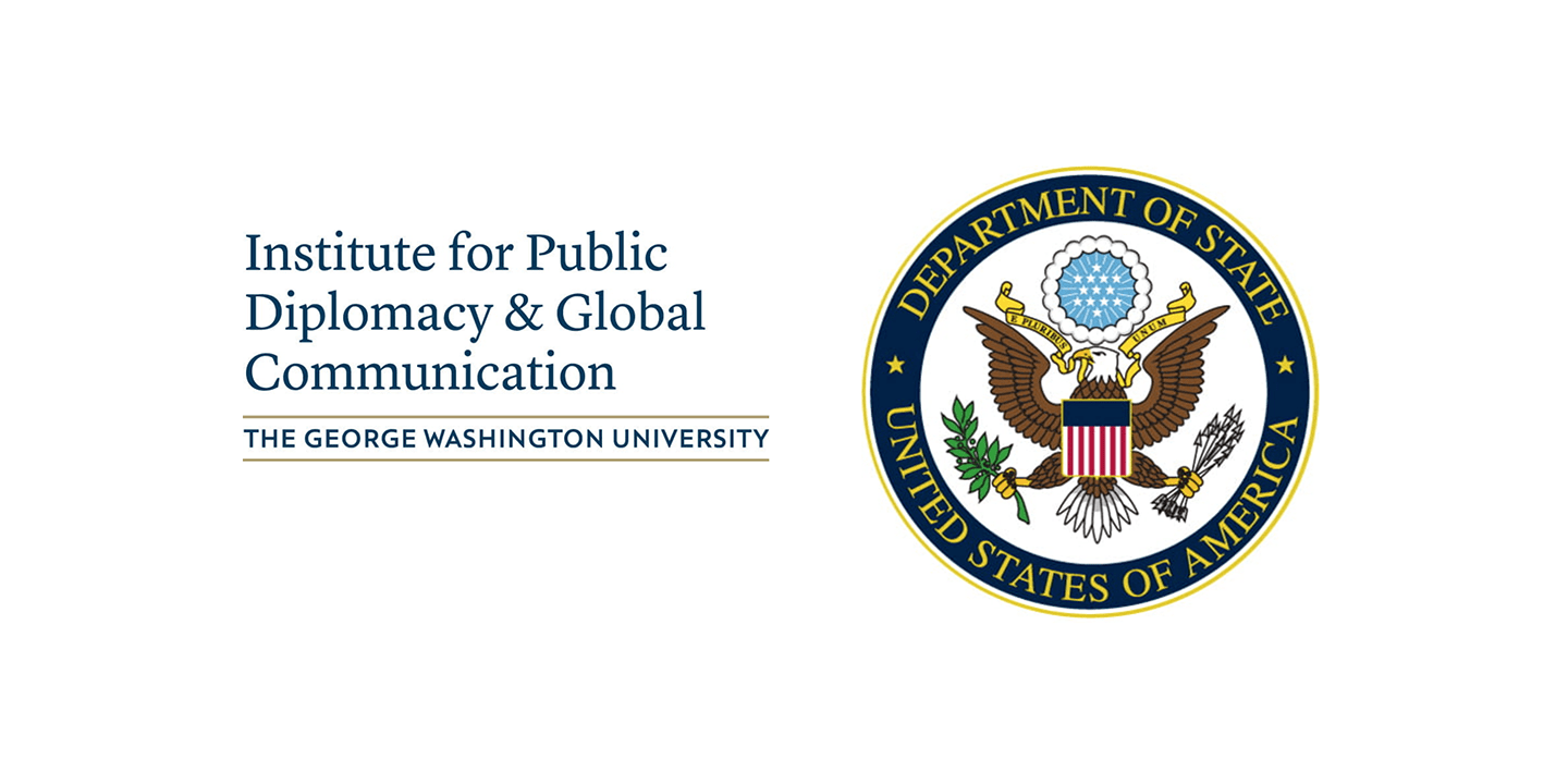 Side-by-side logos of IPDGC and US State Department